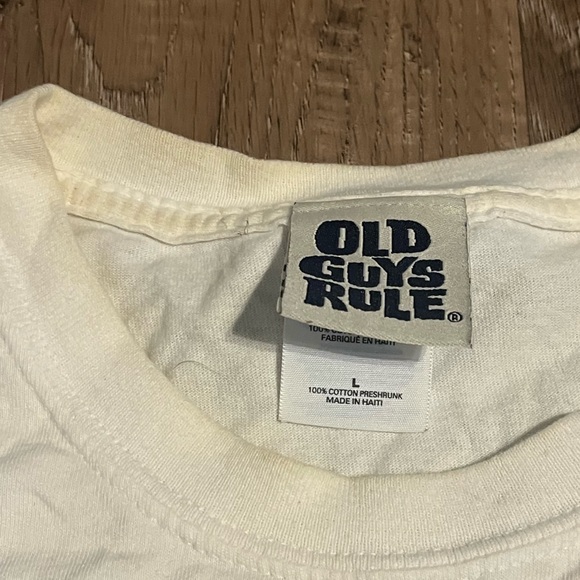 Vintage Old Guys Rule tee shirt top large - Picture 2 of 9